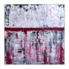 Moderne Malerei, abstraktes Acryl Gemälde „Impression RED" Unikat (207)