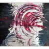 Abstraktes Gemälde “RED TORNADO” – Unikat – 117 Originalbild, handgemalt, Gabriele Hofer