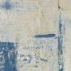 3er-Set Mixed Media, abstrakte Acrylbilder "Triptychon White-Blue" Unikat (255)