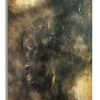 Diptychon, extravagante abstrakte Gemälde "Ornamente" in Schwarz, Weiß & Gold , Moderne Kunst - Unikat (275)