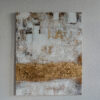 Mixed Media, abstraktes Acryl Gemälde – „Gold like“ Unikat (293)