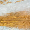 Mixed Media, abstraktes Acryl Gemälde - "Gold Session" Unikat - 291